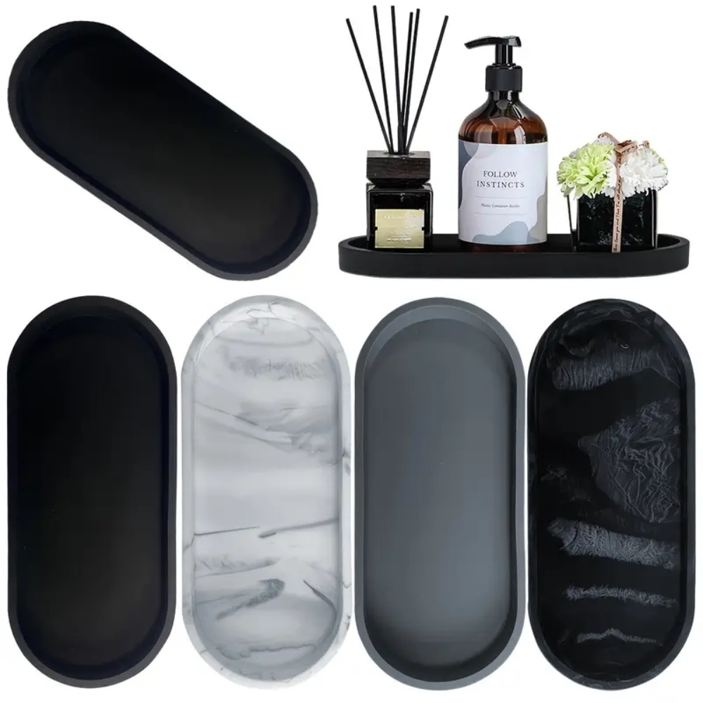 Home Essentials Bathroom Rack - 1 Buah Baki Silikon Rias Kamar