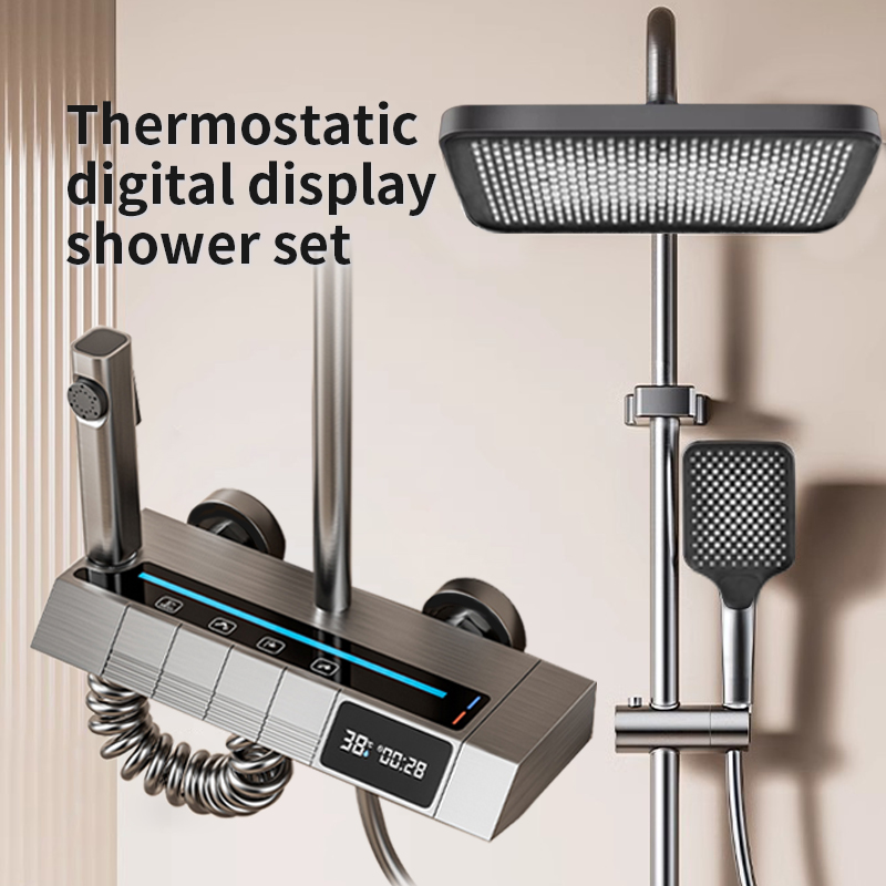 Home And Bathroom - Kepala pancuran piano digital suhu konstan