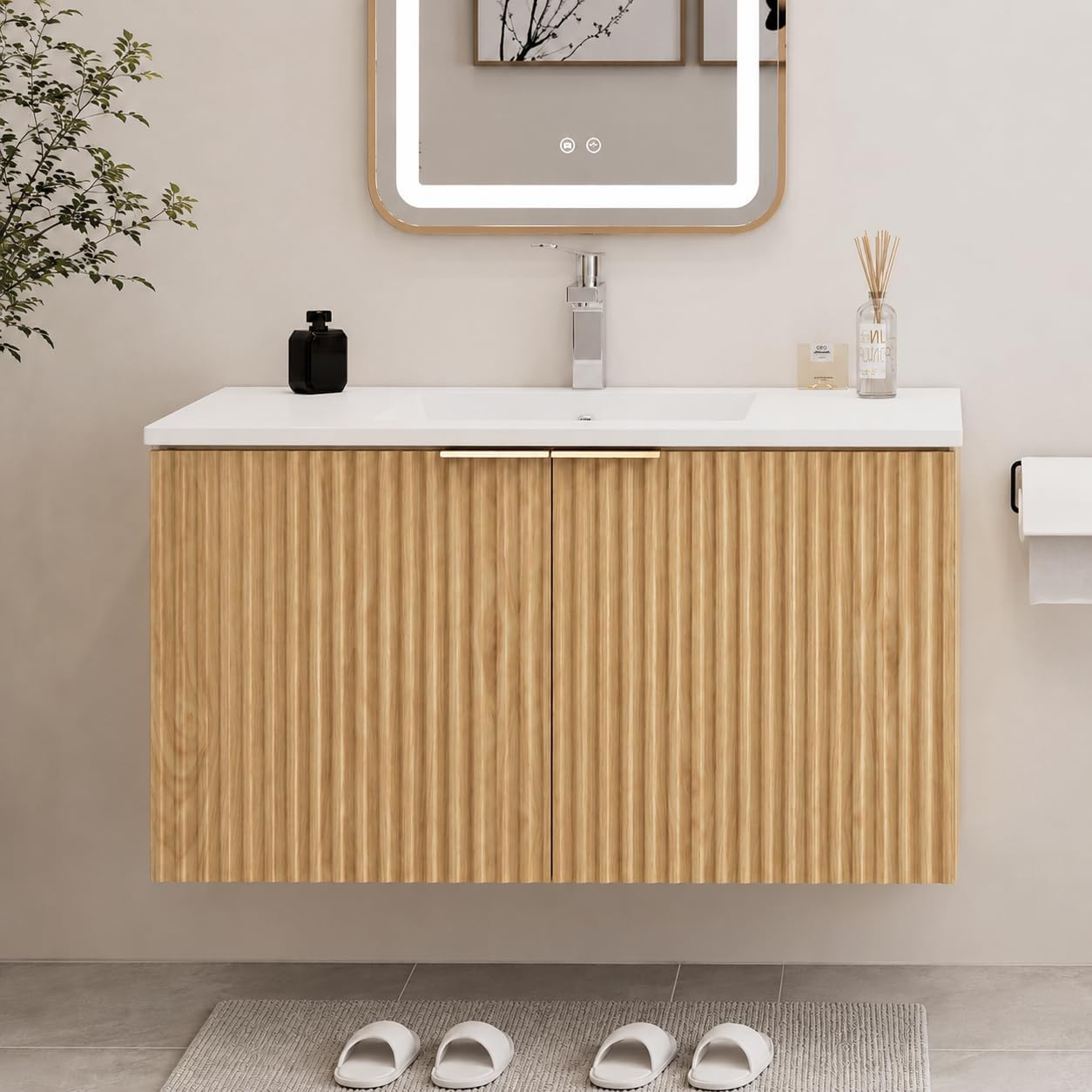 Home And Bathroom - Rak Kabinet Kamar Mandi Modern Terapung