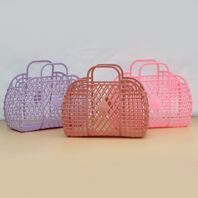 Home And Bathroom - Keranjang Mandi Plastik Lepas Pasang, Tas