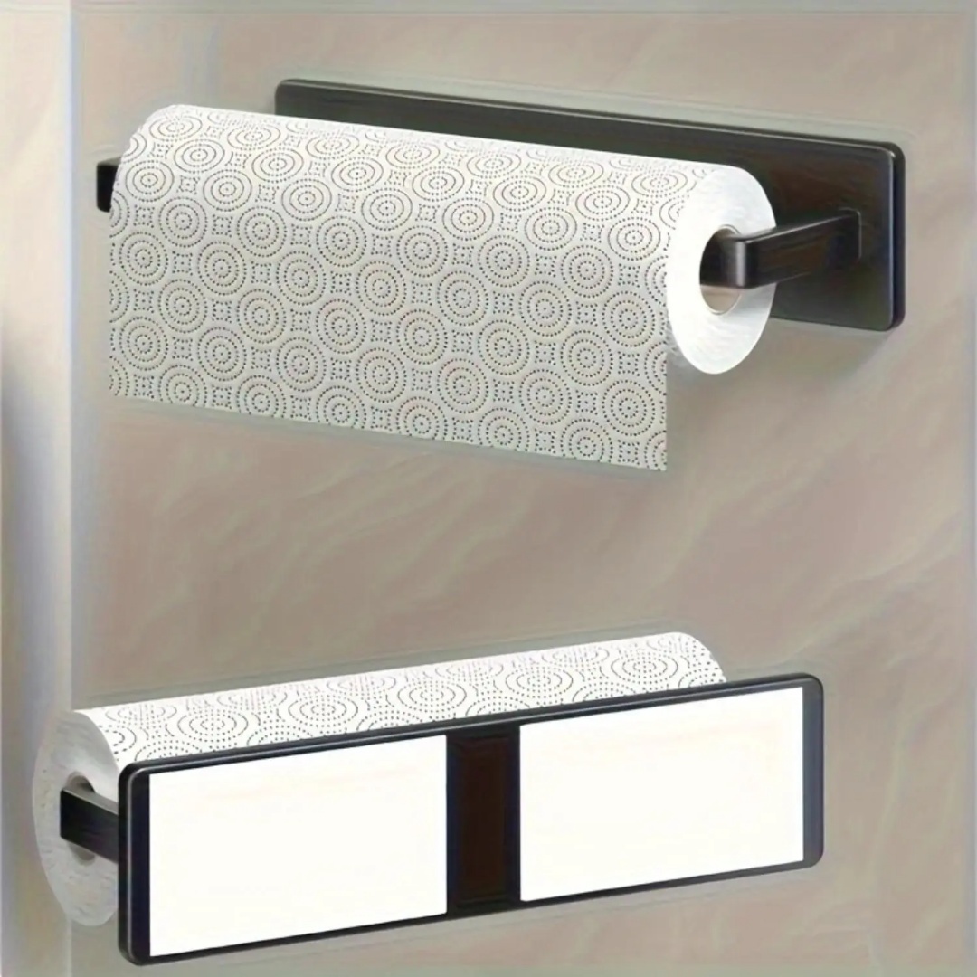Home Essentials Bathroom Rack - Tempat Tisu Dinding, Tanpa Perlu Pengeboran,