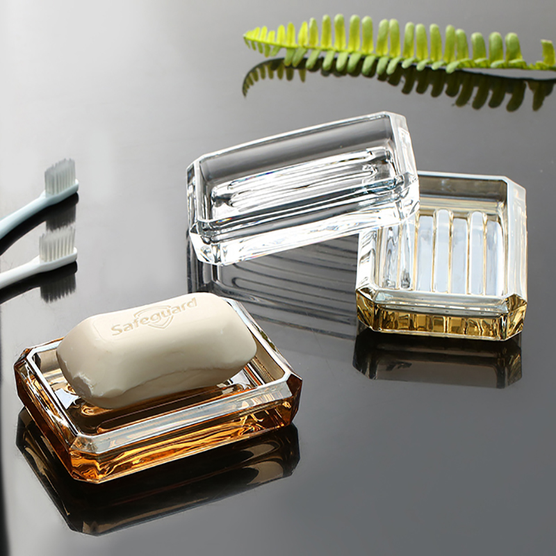 Glass Soap Dish - 2022 Kreatif Hanya Menguras Rak Sabun