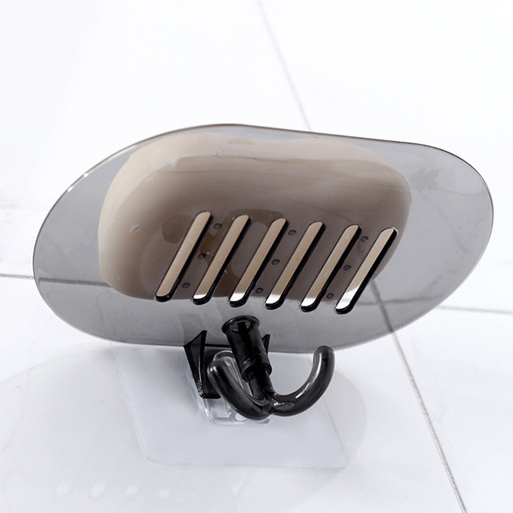 Glass Soap Dish - 2Pcs Tempat Sabun Hisap Tanpa Perekat,