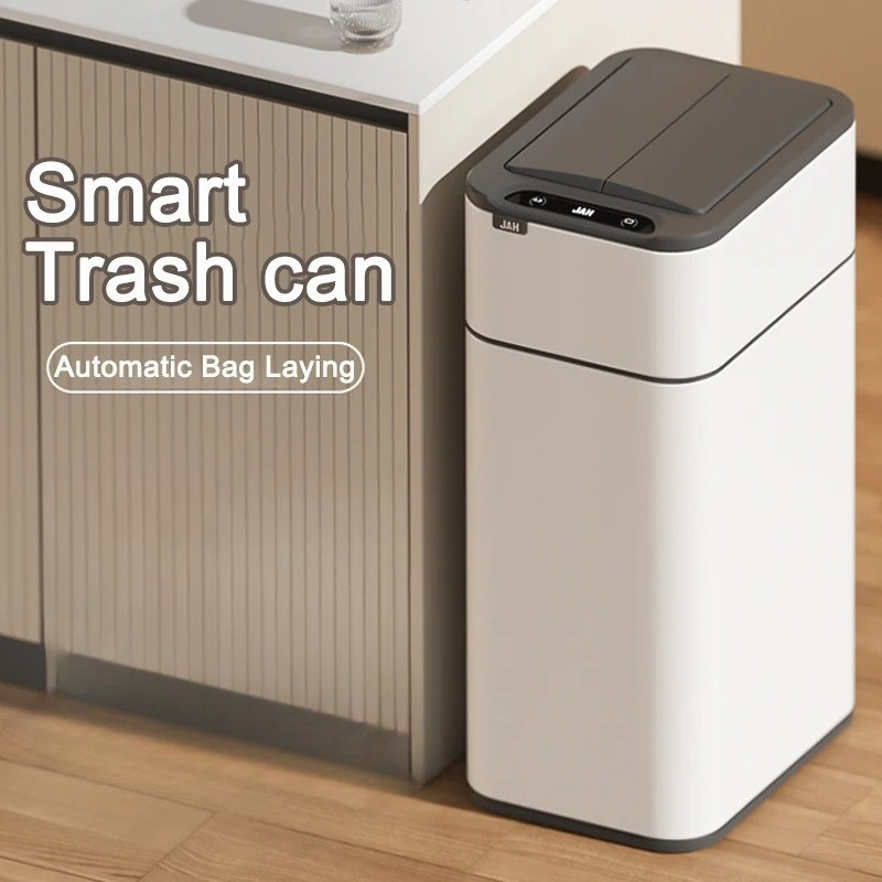 Home Kitchen & Bathroom - Tempat Sampah Pintar dengan Tutup 15L/20L