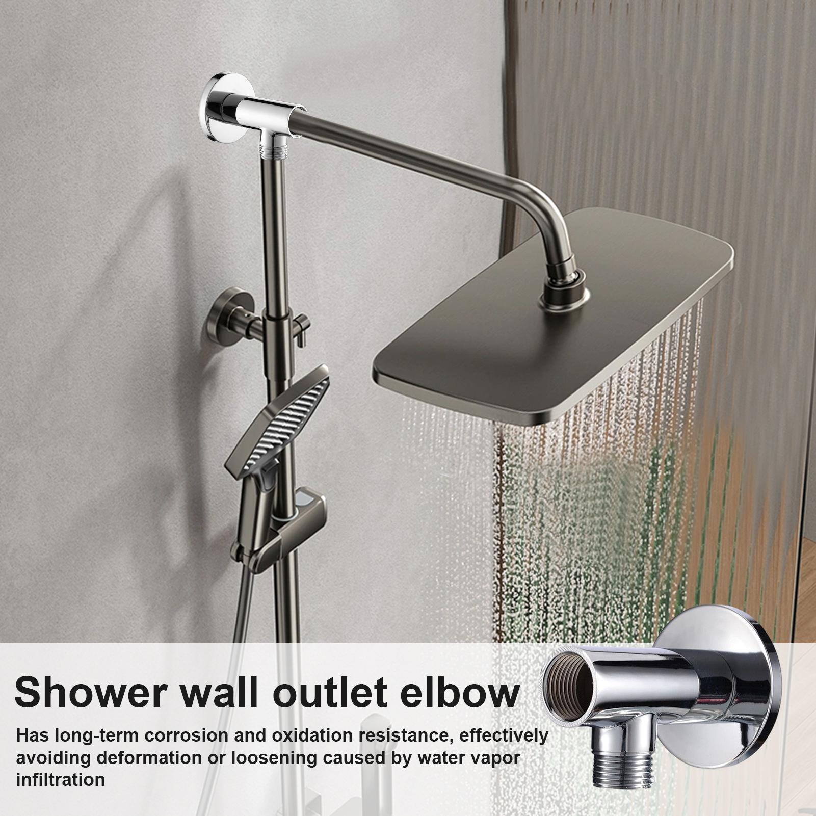 Home Bathroom Plumbing - Saluran Mandi Siku Saluran Mandi Konektor