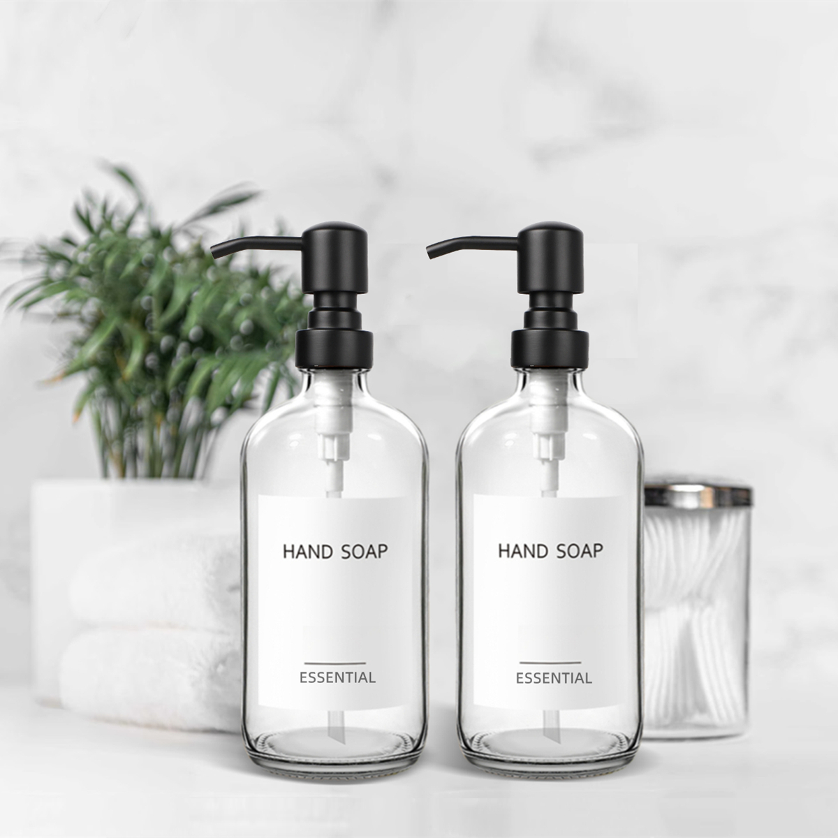 Glass Soap Dish - Dispenser Sabun Kaca Bening untuk Kamar