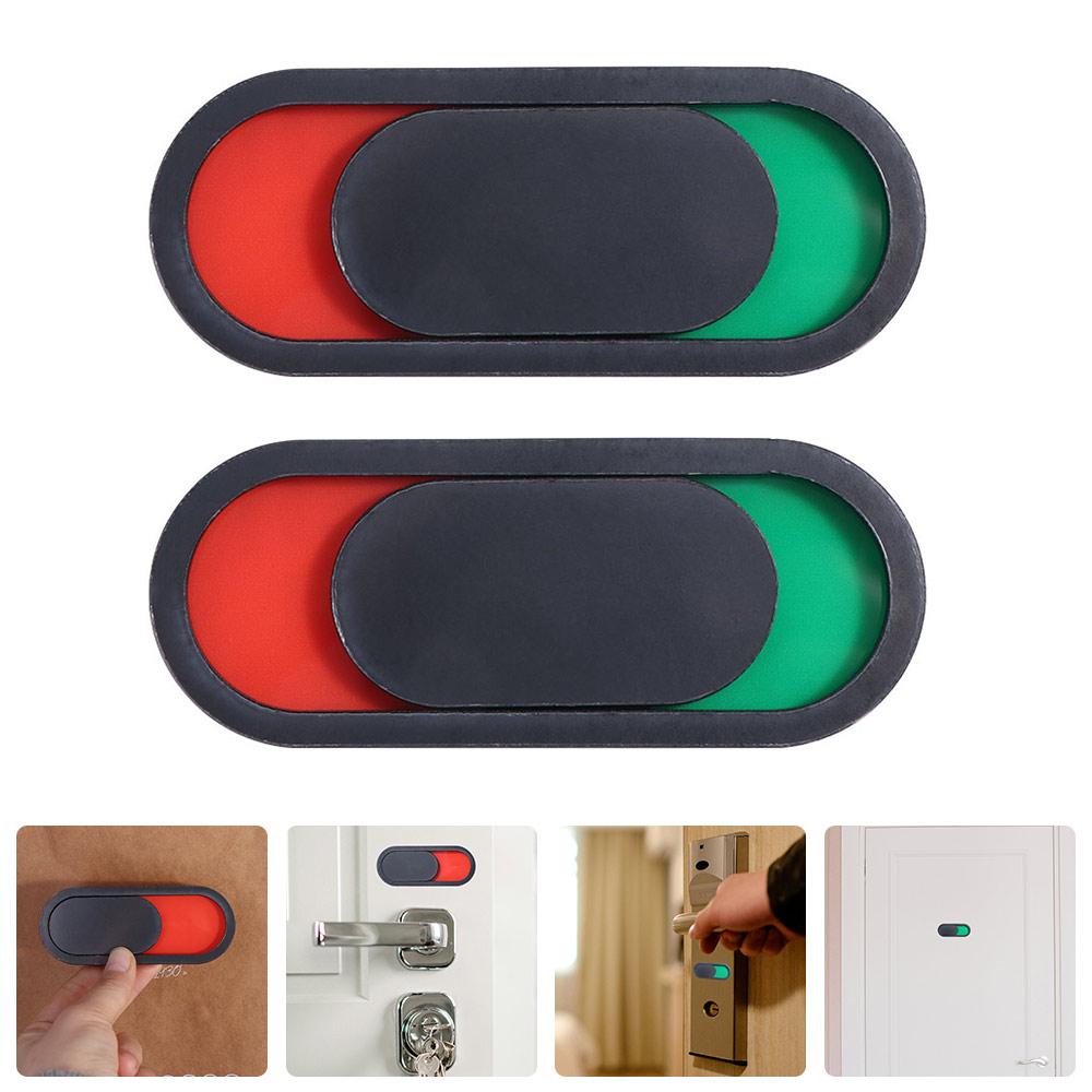 Home Bathroom Occupied Sign - Papan Tanda Toilet Akrilik Oval 10*4cm,