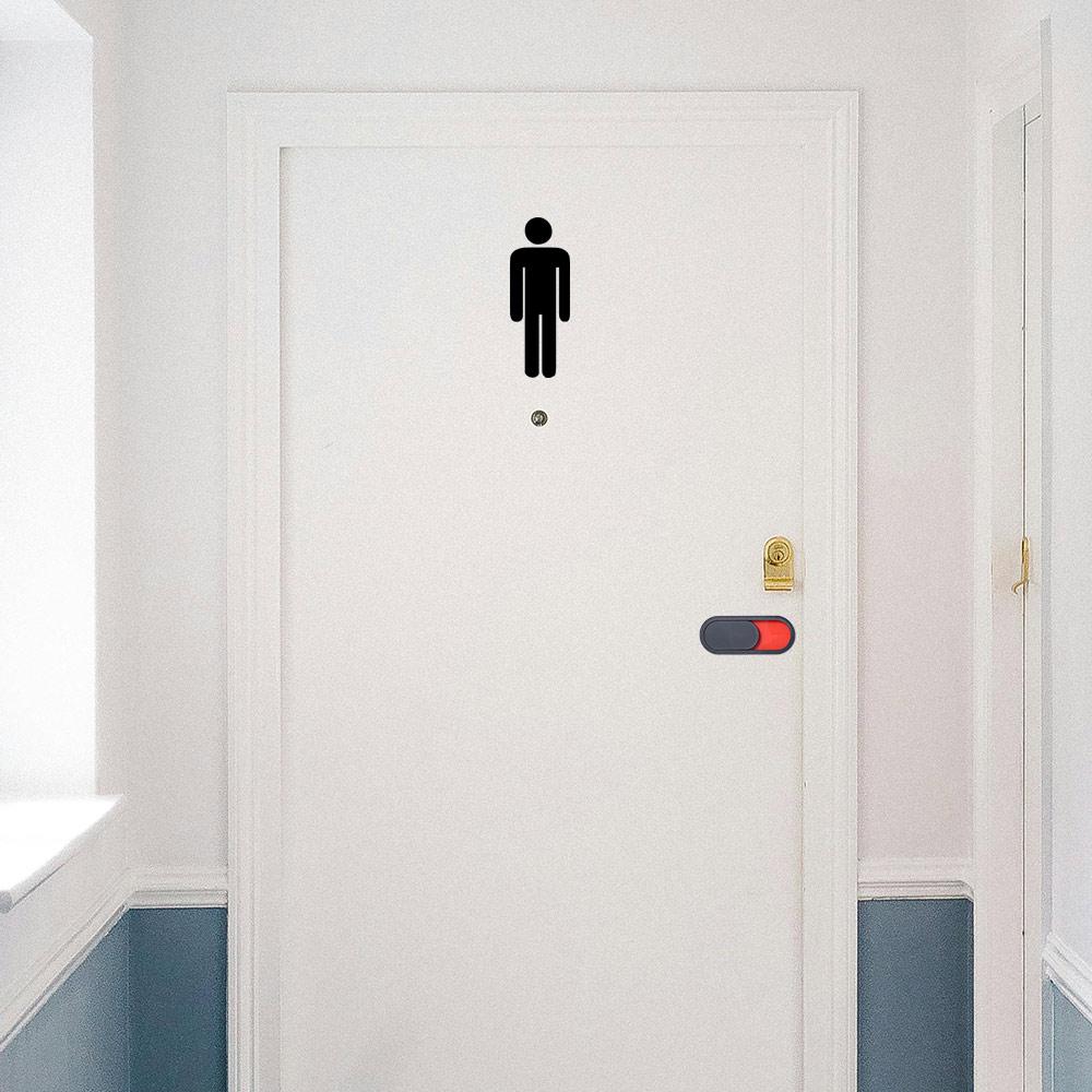 Home Bathroom Occupied Sign - Papan Tanda Jangan Ganggu Oval 10*4cm,
