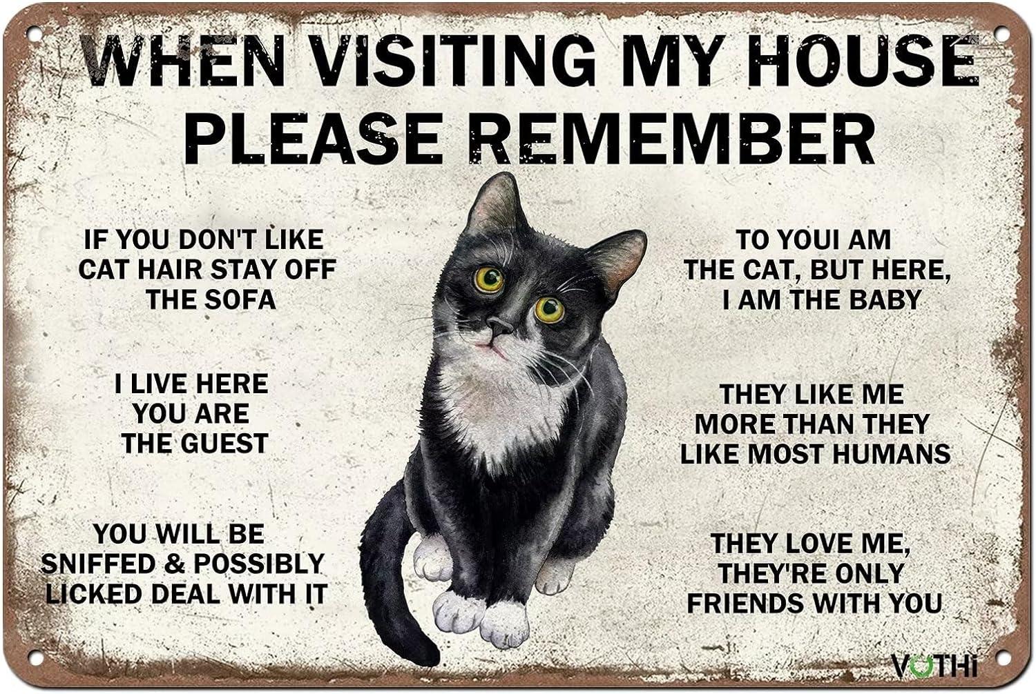 Bathroom Home Visit - Papan Tanda Kucing Saat Mengunjungi Rumahku