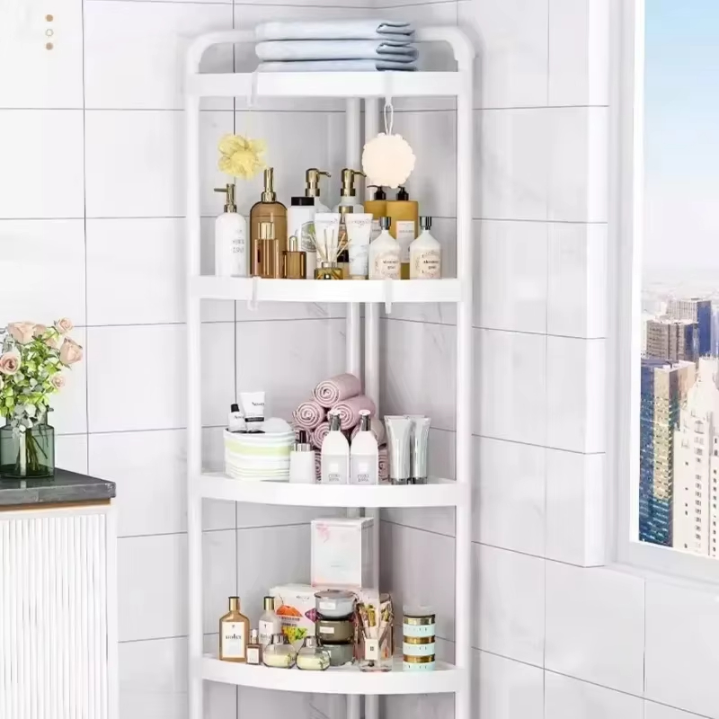 Home Essentials Bathroom Rack - Rak Penyimpanan Berdiri untuk Kamar Mandi,