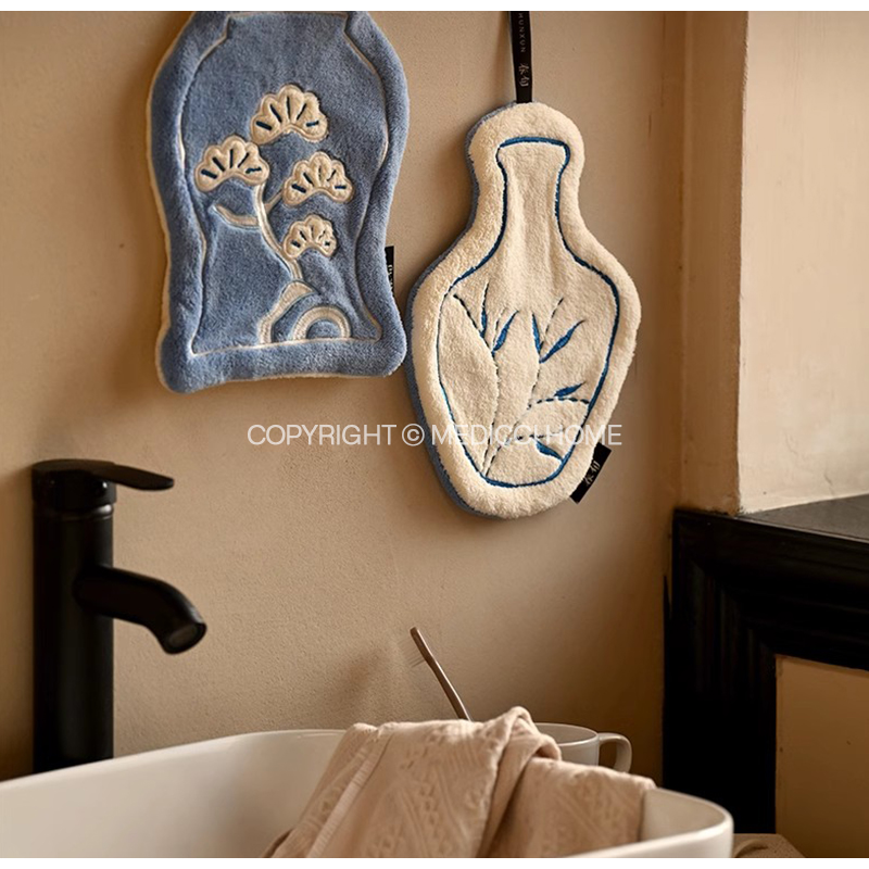 Medici handuk tangan bordir po - Japanese Home Bathroom Design ulasan dan harga