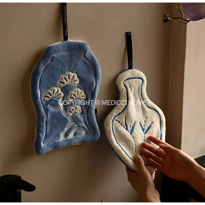 Medici handuk tangan bordir po - Japanese Home Bathroom Design ulasan dan harga