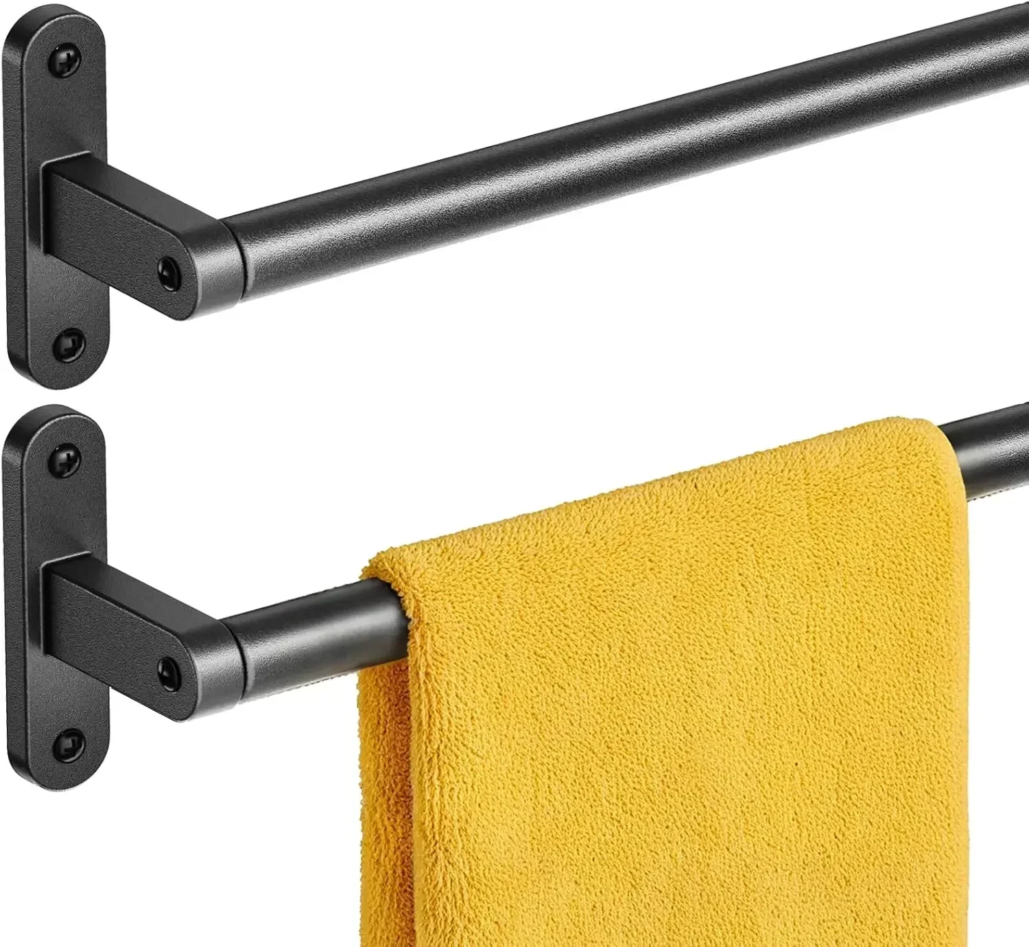 Rak Handuk Hitam Matte untuk K - Home Essentials Bathroom Rack ulasan dan harga