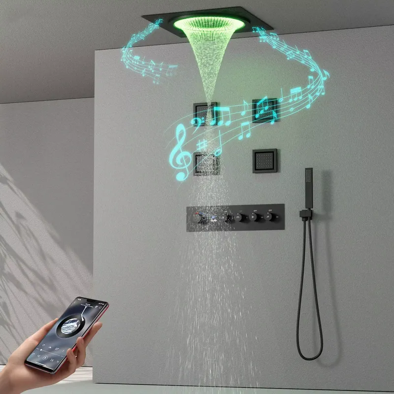Set Shower LED Pintar dengan M - Home And Bathroom ulasan dan harga