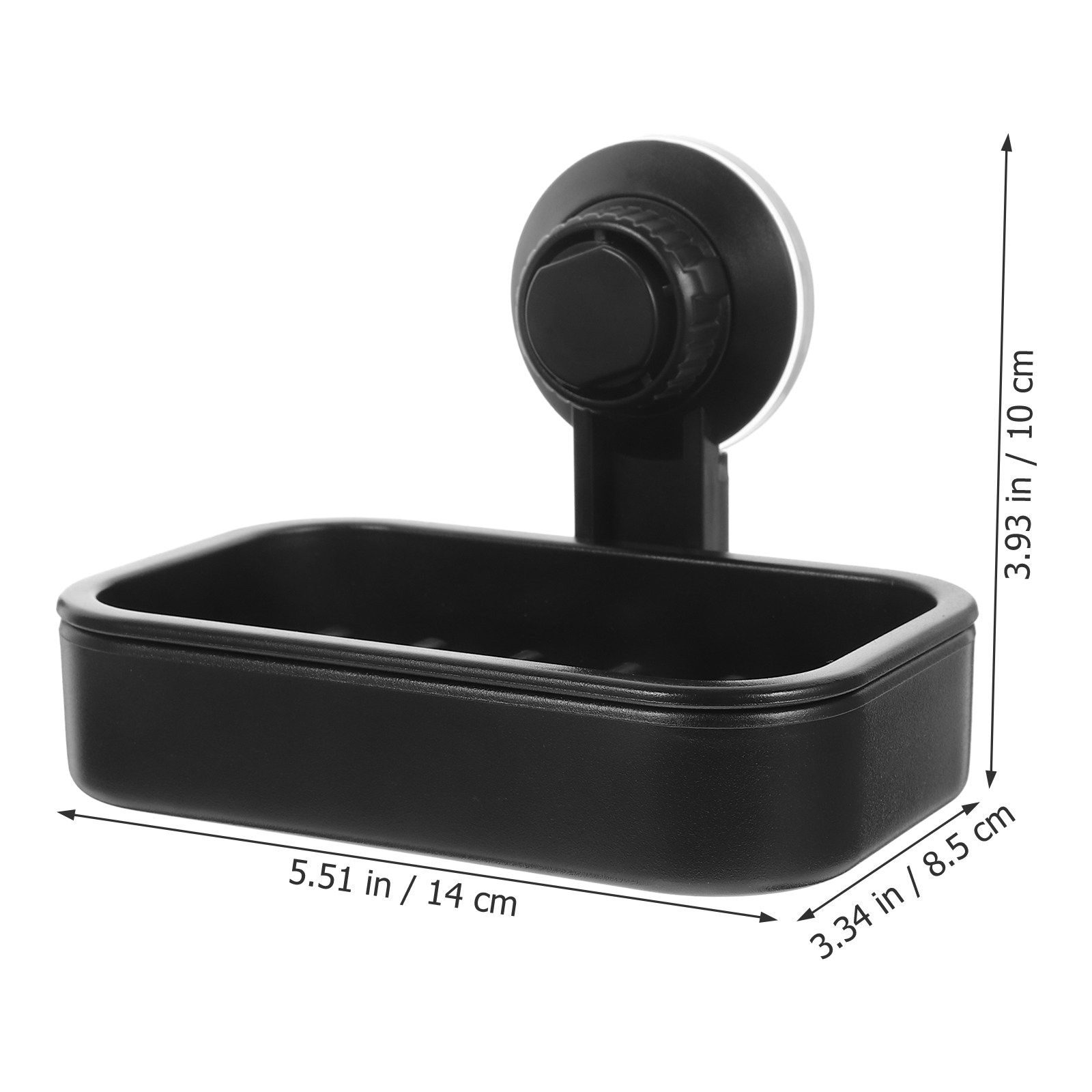 Tempat Sabun Hisap Hitam Premi - Glass Soap Dish ulasan dan harga