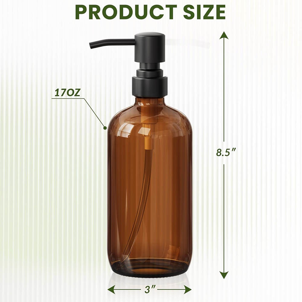 Dispenser Sabun Kaca Amber den - Glass Soap Dish ulasan dan harga