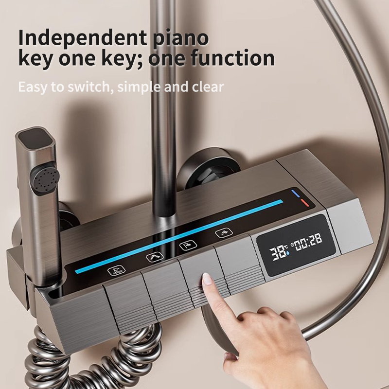 Kepala pancuran piano digital  - Home And Bathroom ulasan dan harga