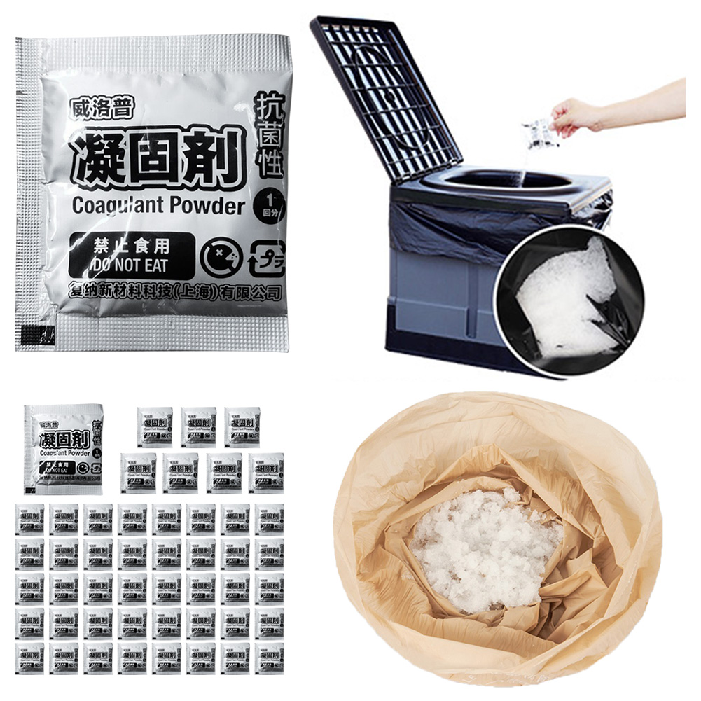 48Pcs Bubuk Toilet Portabel Ra - Home Bathroom With Urinal ulasan dan harga