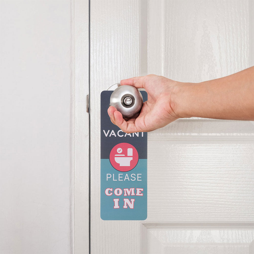 2 Buah Tanda Penggunaan Kamar  - Home Bathroom Occupied Sign ulasan dan harga
