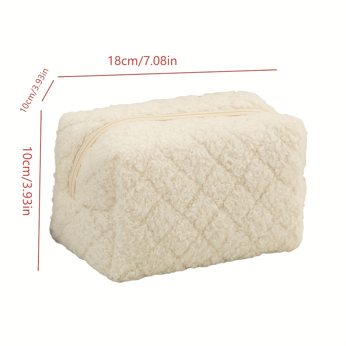 1 Tas Makeup Bulu Halus |      - Japanese Home Bathroom Design ulasan dan harga
