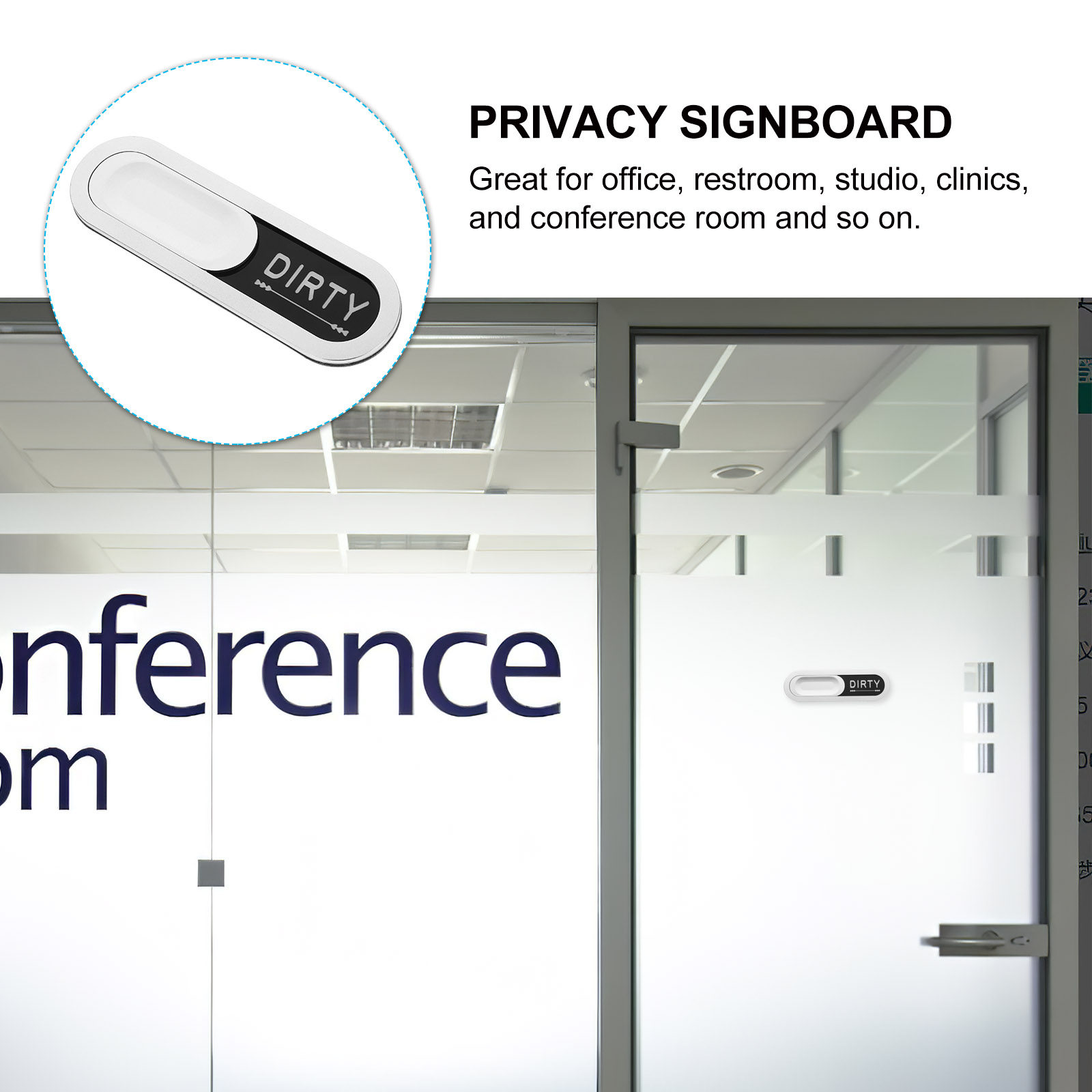 Papan Penanda Pintu Geser untu - Home Bathroom Occupied Sign ulasan dan harga
