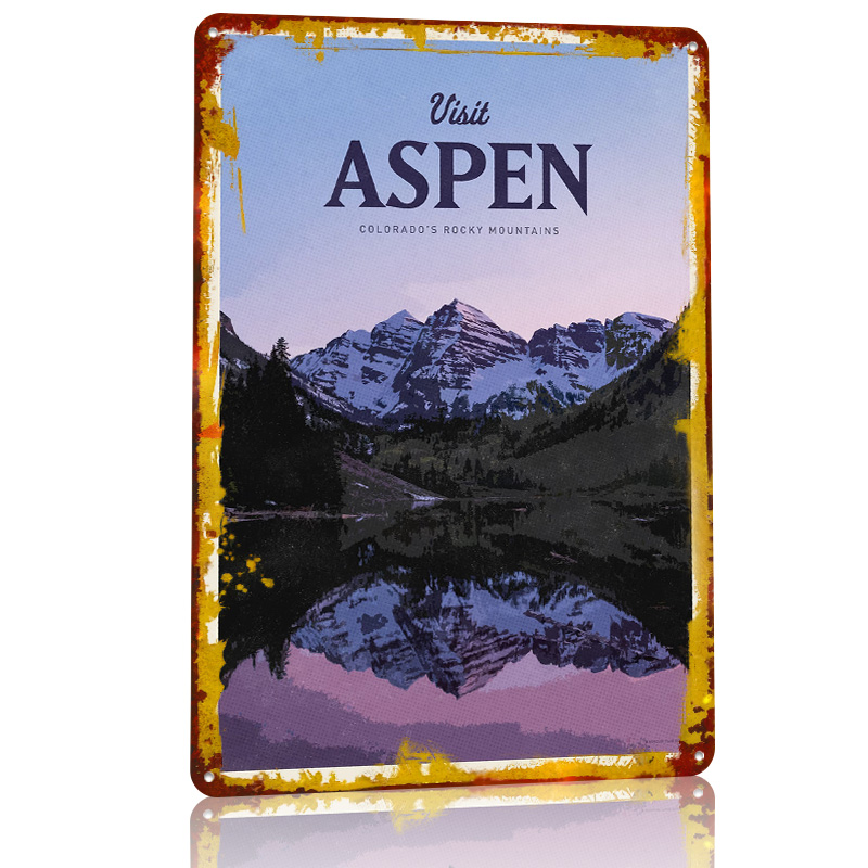 Poster Cetak Tekstur 3D Aspen, - Bathroom Home Visit ulasan dan harga