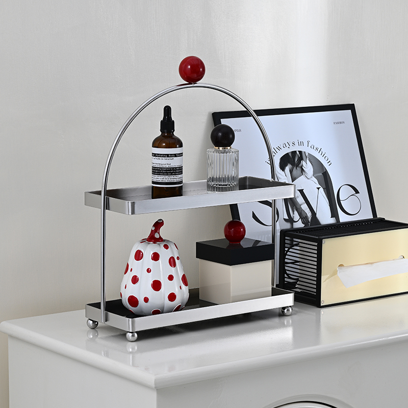 Organizer Meja Arch, Rak Cangk - Home Essentials Bathroom Rack ulasan dan harga