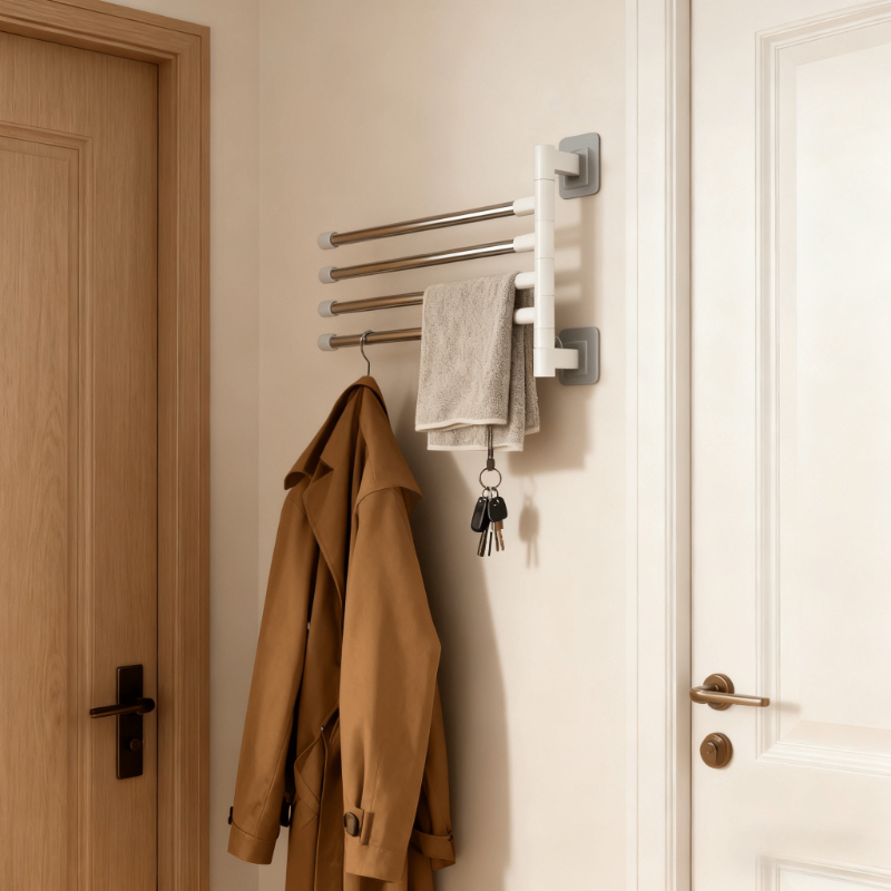 Rak Handuk Minimalis Modern de - Home Essentials Bathroom Rack ulasan dan harga