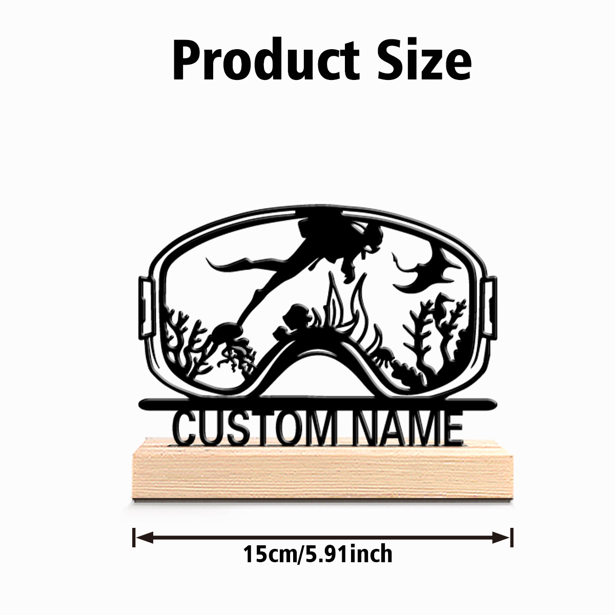 1pc Dekorasi Dinding Kayu Cust - Home Kitchen & Bathroom ulasan dan harga