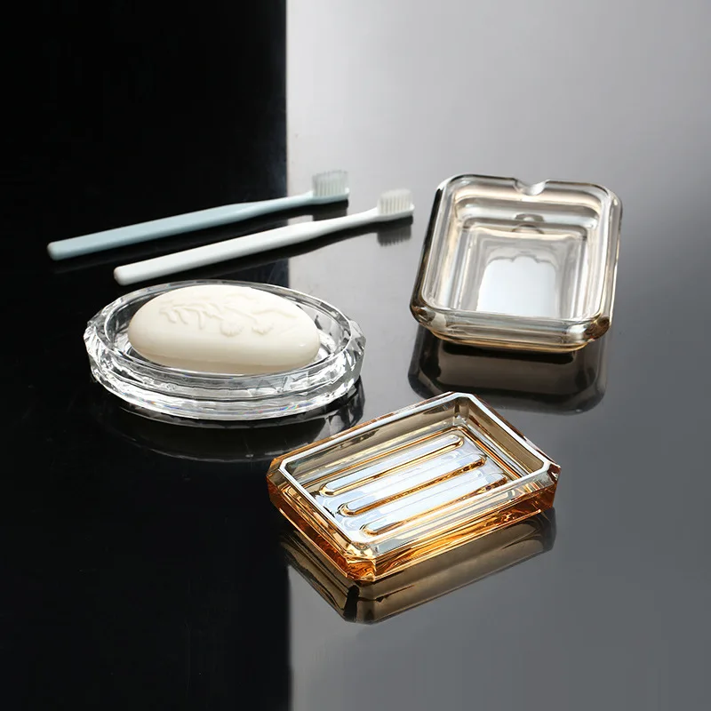 1 Buah Kotak Sabun Kaca Transp - Glass Soap Dish ulasan dan harga