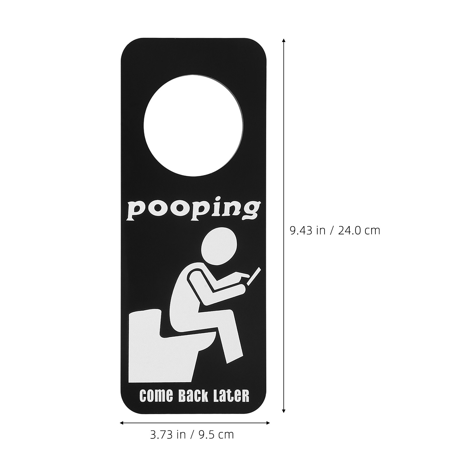 Tanda Pintu Kamar Mandi Lucu ' - Home Bathroom Occupied Sign ulasan dan harga