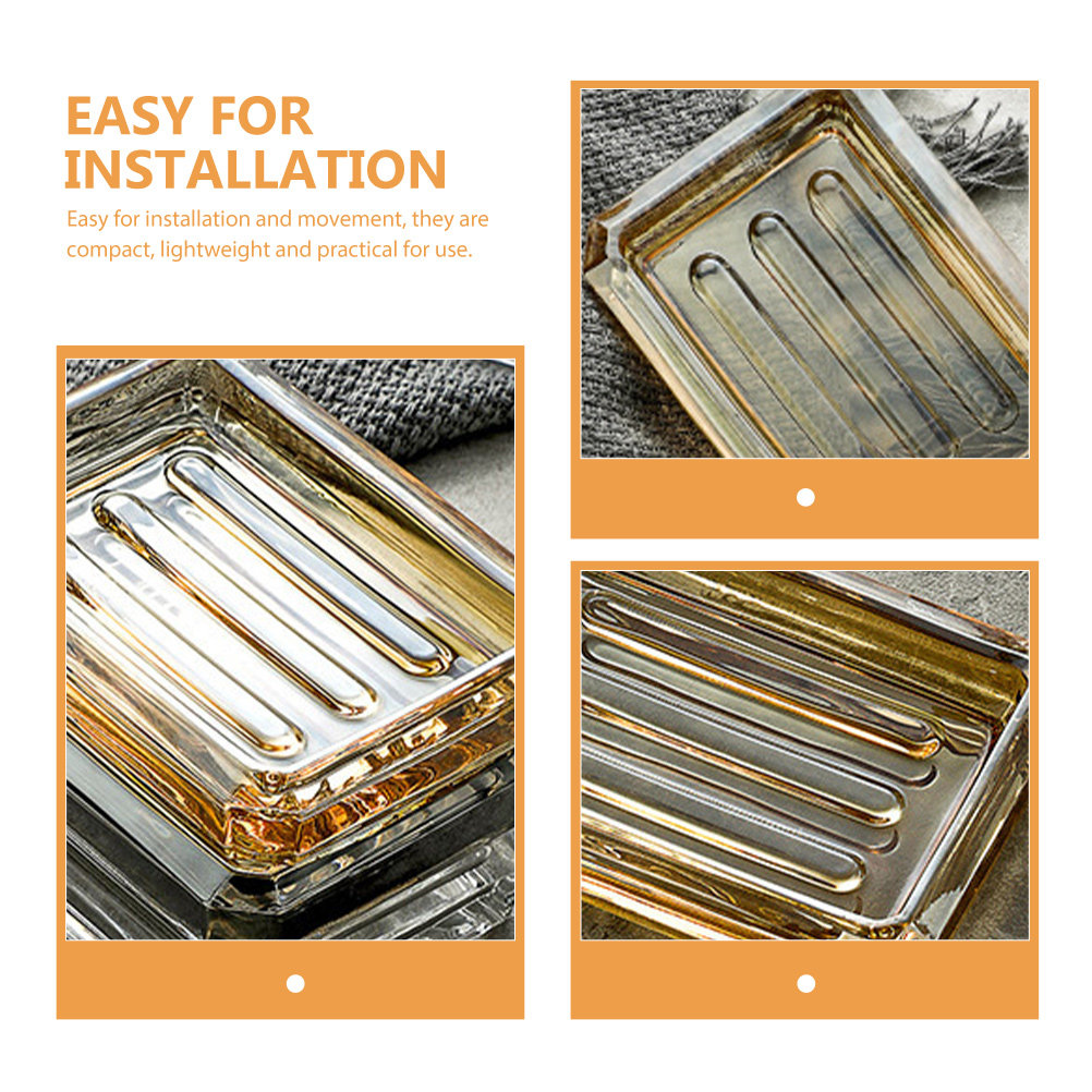 Tempat Sabun Dekoratif Bahan K - Glass Soap Dish ulasan dan harga