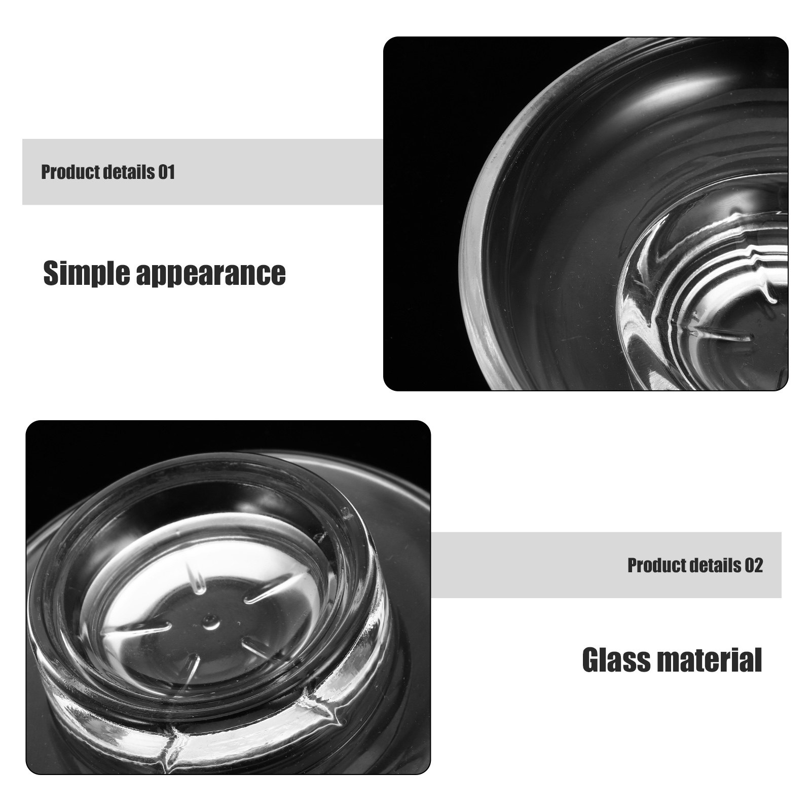 2 Buah Wadah Sabun Kaca Transp - Glass Soap Dish ulasan dan harga