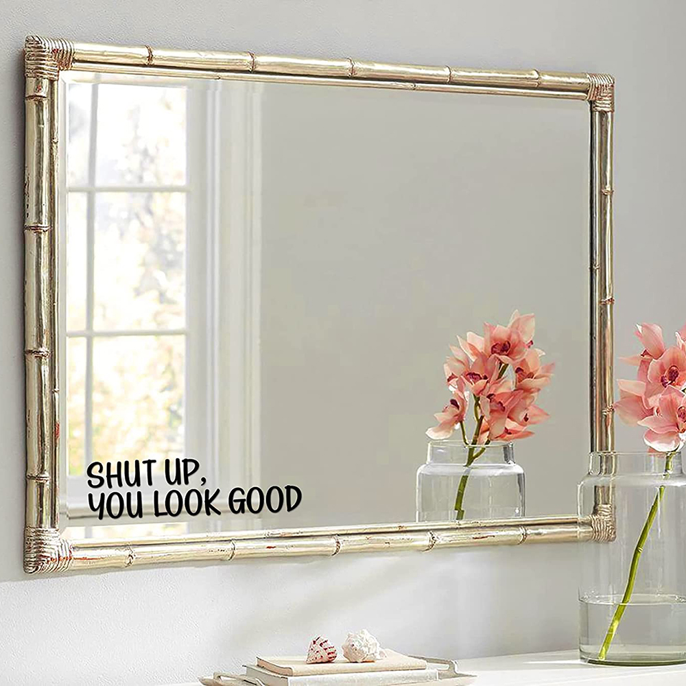 Anda Terlihat Bagus Stiker Cer - Home Goods Bathroom Mirrors ulasan dan harga