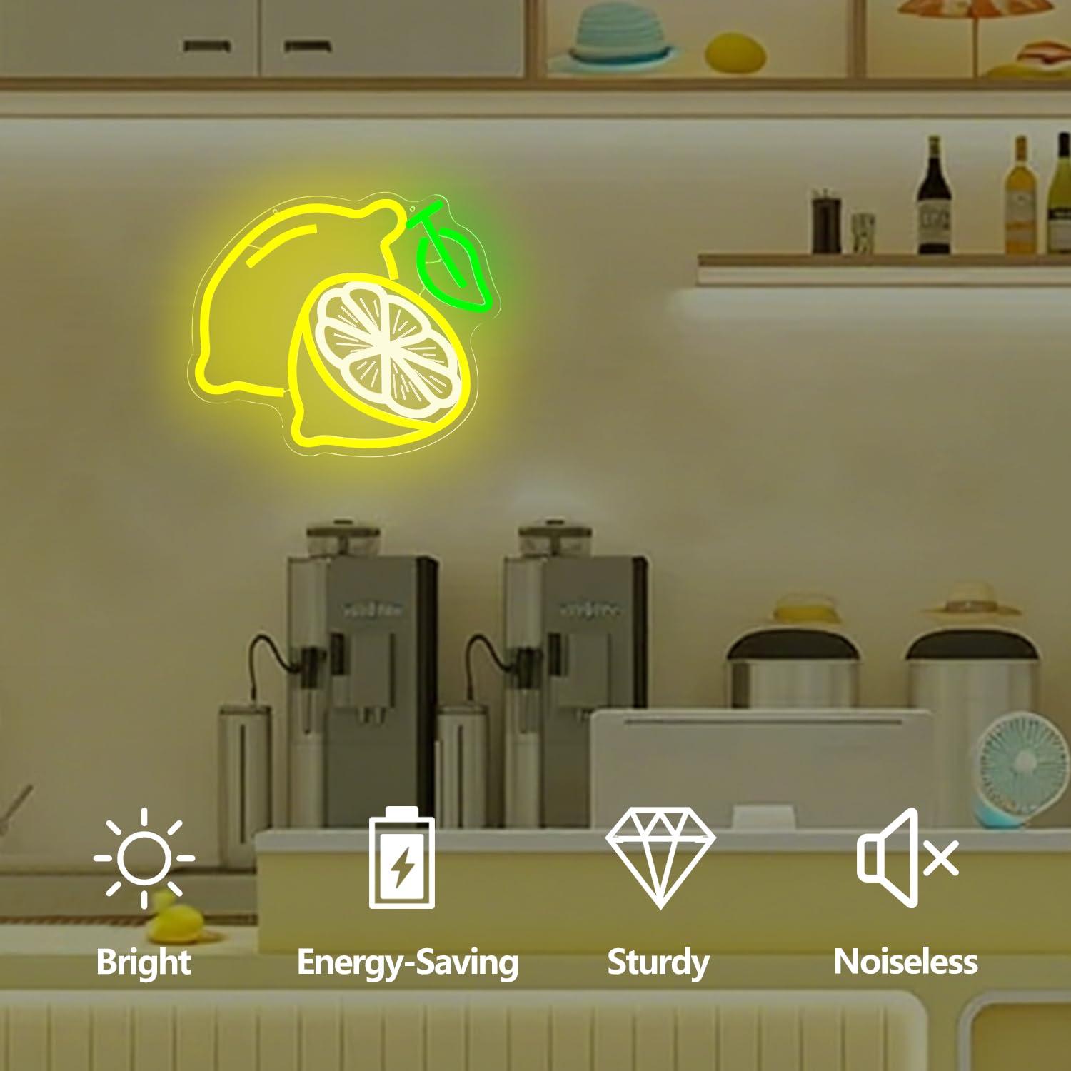 Lampu Neon LED Lemon yang Dapa - Home And Bathroom ulasan dan harga