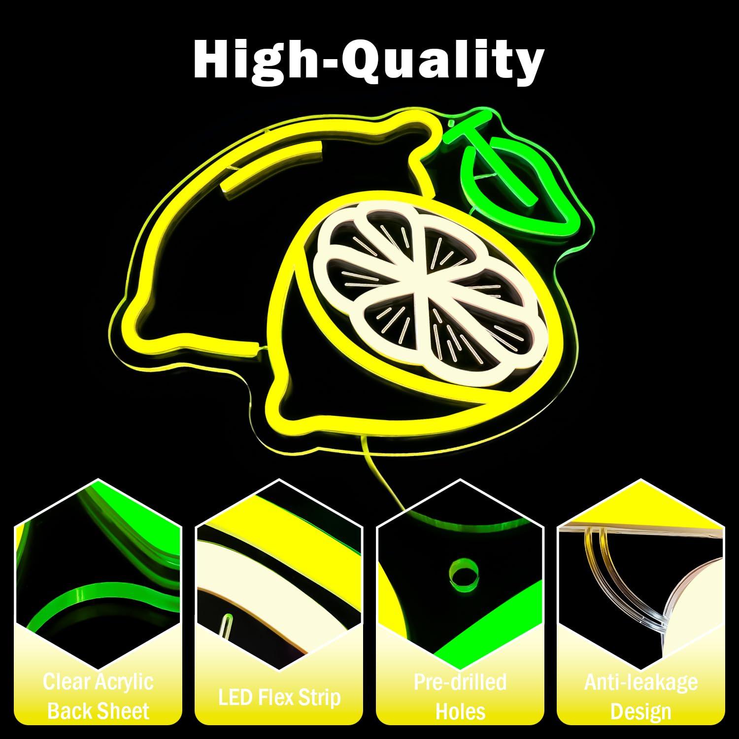 Lampu Neon LED Lemon yang Dapa - Home And Bathroom ulasan dan harga