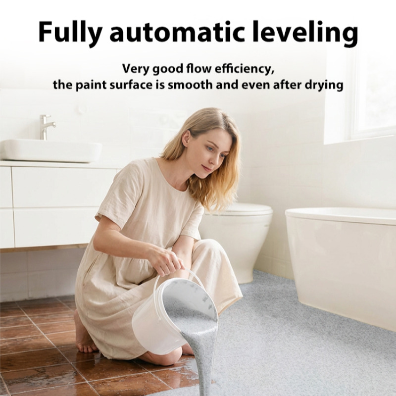 Cat Epoxy Terrazzo Self-Leveli - Home Bathroom Wear ulasan dan harga