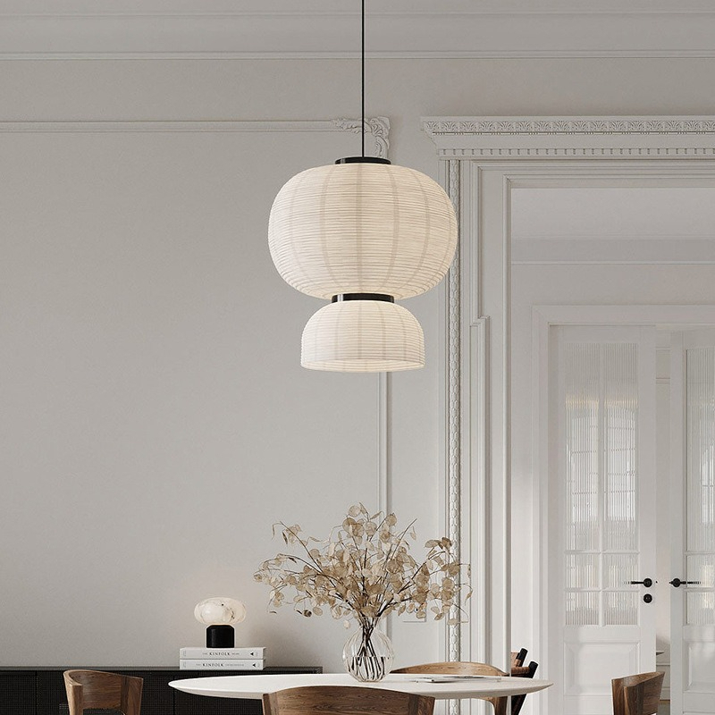 Lampu Gantung LED Kertas Beras - Japanese Home Bathroom Design ulasan dan harga