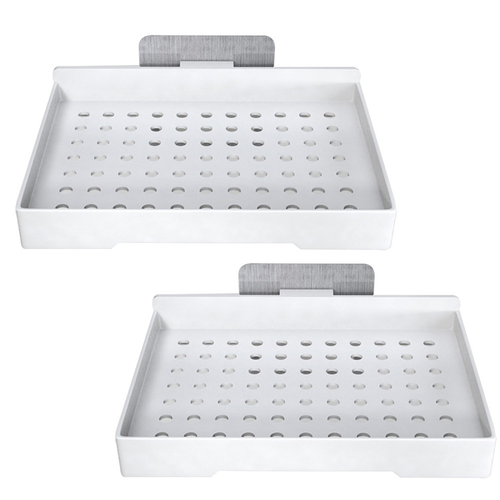 2 Buah Tempat Sabun Tempel Din - Glass Soap Dish ulasan dan harga