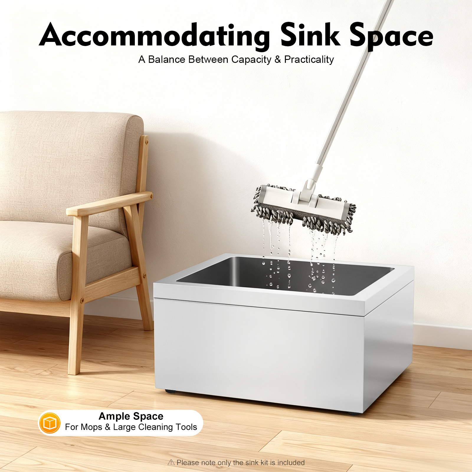 Bak Cuci Lantai dari Baja Anti - Home Kitchen & Bathroom ulasan dan harga
