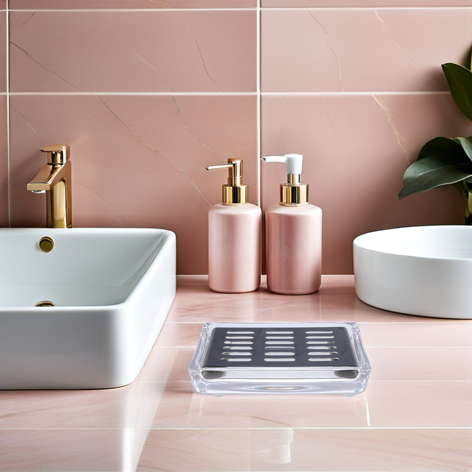 Tempat Sabun Kaca Transparan d - Glass Soap Dish ulasan dan harga