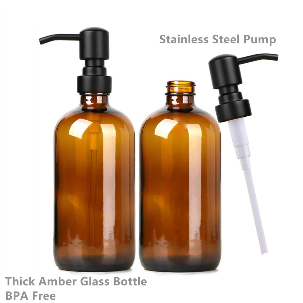 Dispenser sabun kaca Amber den - Glass Soap Dish ulasan dan harga