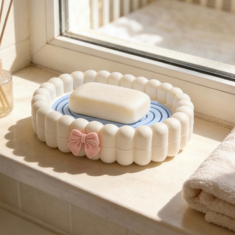 Kotak Sabun Pembuangan Air Kam - Home Essentials Bathroom Rack ulasan dan harga