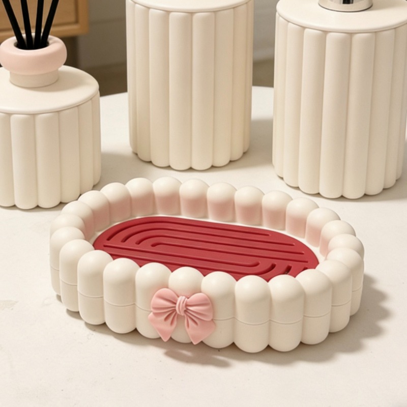 Kotak Sabun Pembuangan Air Kam - Home Essentials Bathroom Rack ulasan dan harga