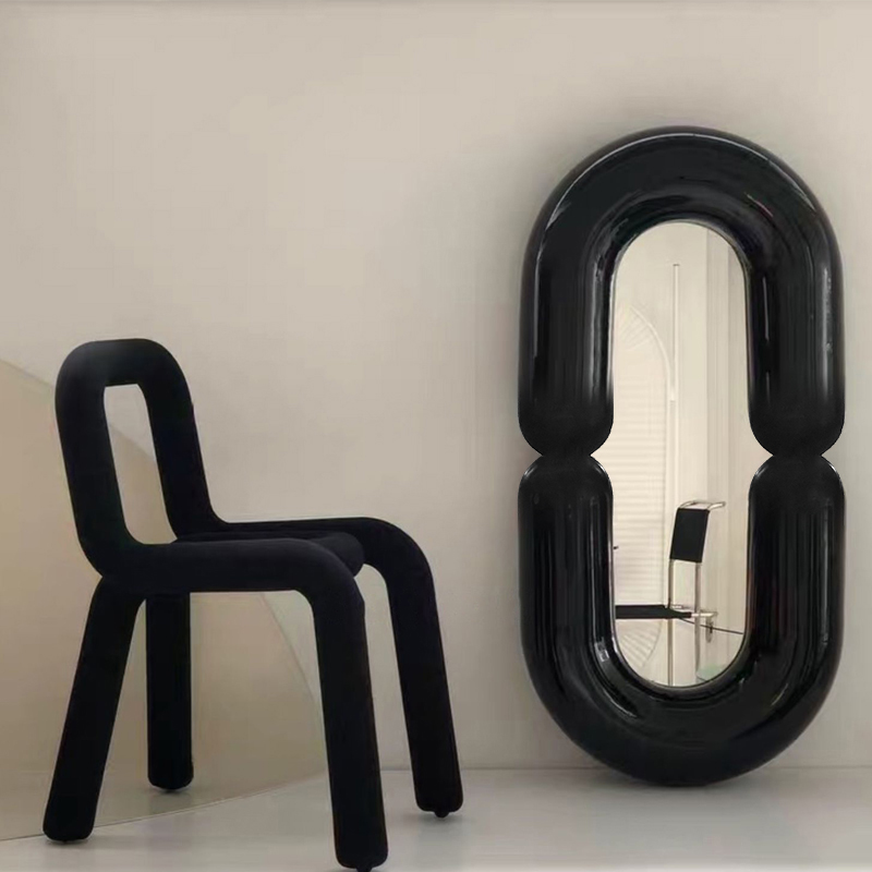 Cermin Dinding Oval Hitam Funk - Home Goods Bathroom Mirrors ulasan dan harga