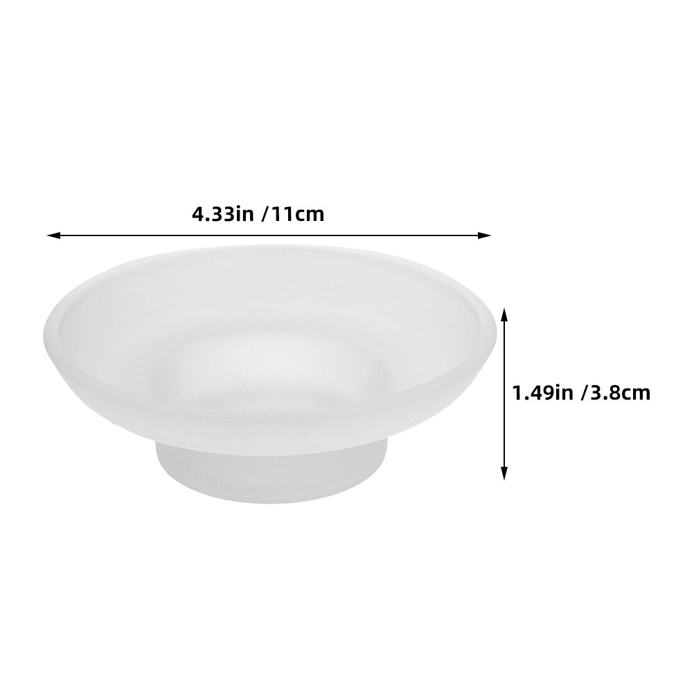 Tempat Sabun Kaca Bening Elega - Glass Soap Dish ulasan dan harga