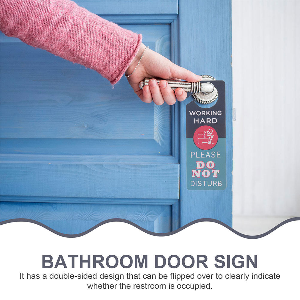 2 Buah Tanda Gantung Pintu Dua - Home Bathroom Occupied Sign ulasan dan harga